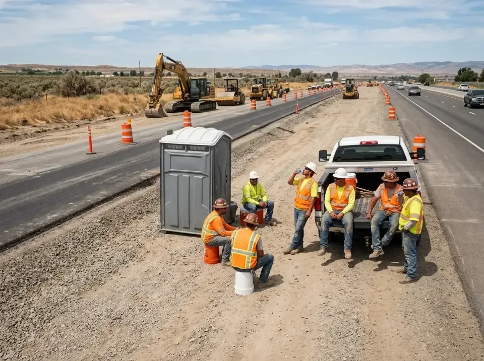 highway-road-construction-crew-007 — frequently asked questions, Porta Potty and Restroom Rentals in Lewiston, CA